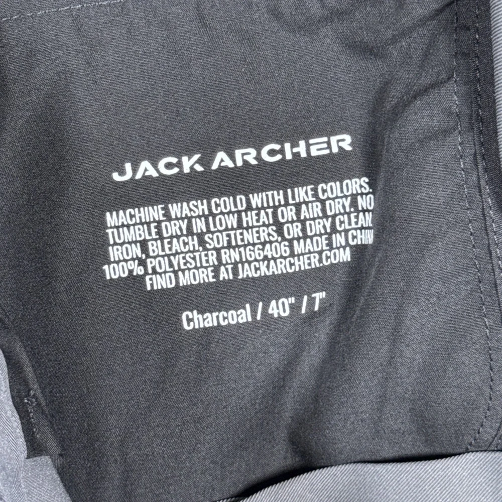 Jack Archer Jetsetter Shorts Mens 40 Charcoal Grey‎ 7